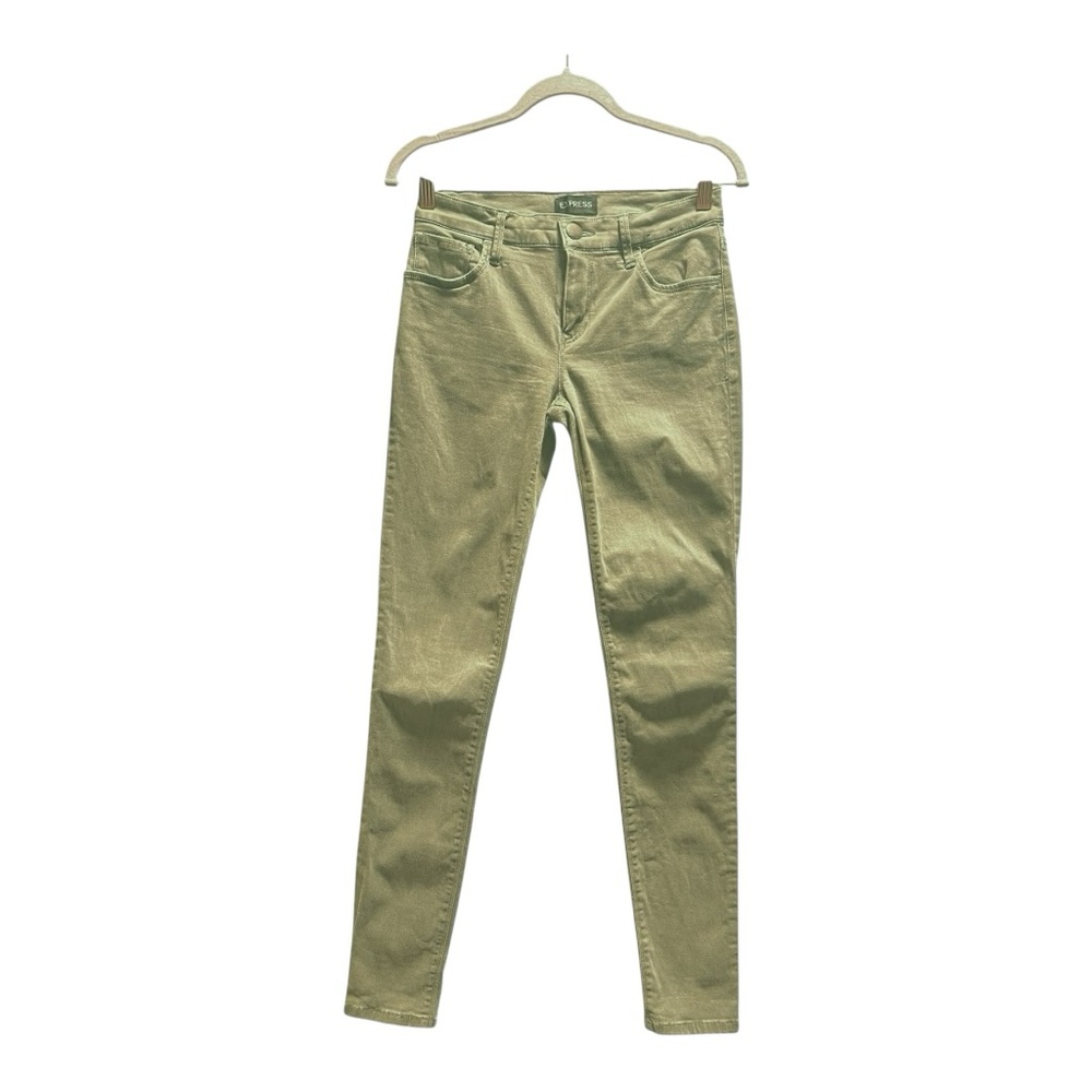 Express Legging Mid Rise Green size 0